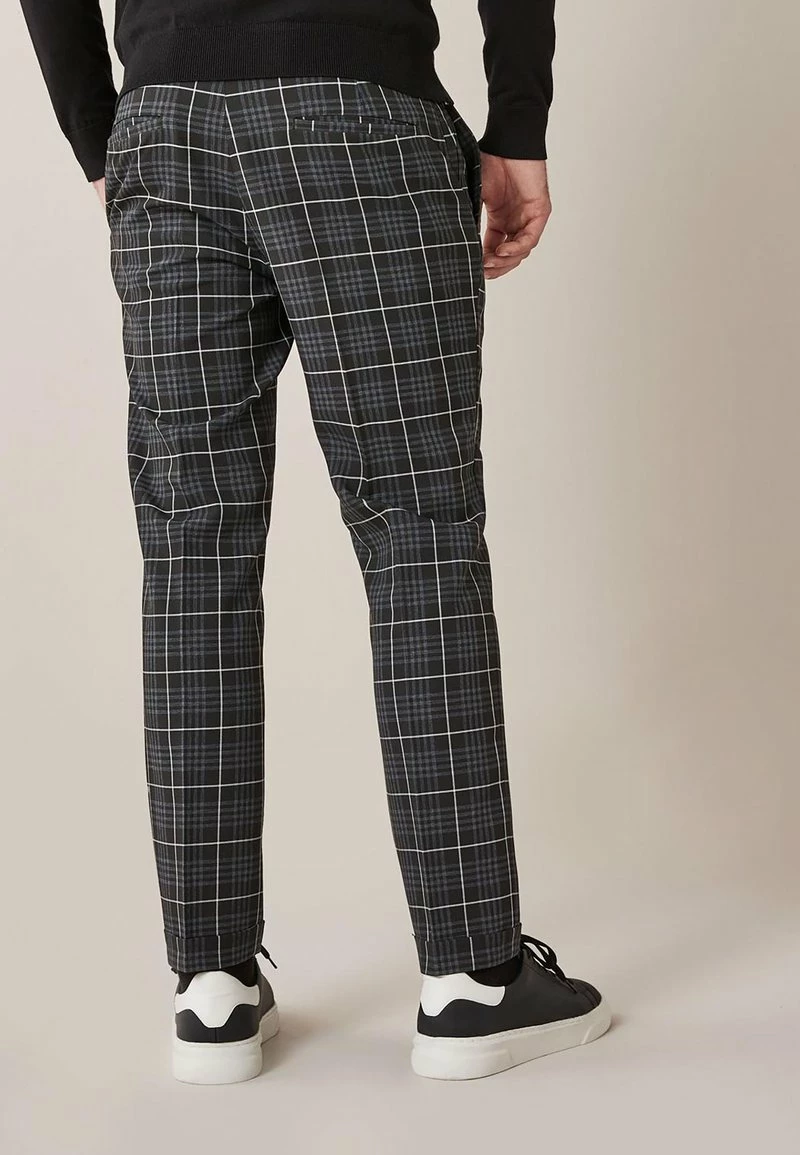 Next Herren CHECK - Stoffhose - Black