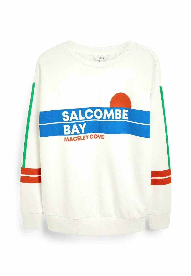 Next Damen GRAPHIC - Sweatshirt - Ecru White Salcombe Bay – Bild 5