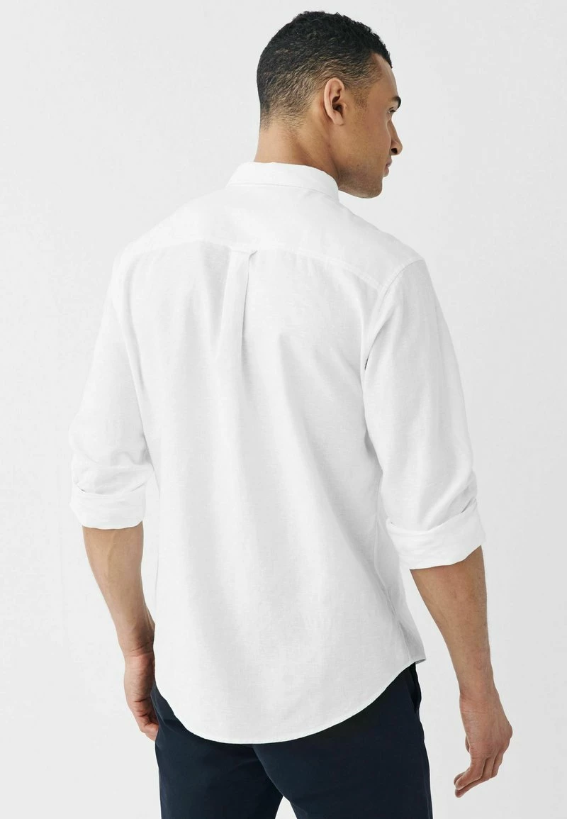 Next Herren ROLL SLEEVE - Hemd - White – Bild 3