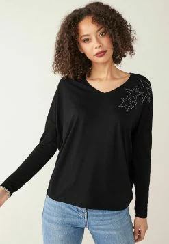 Next Damen LONG SLEEVE DOLMAN - Tunika - Black