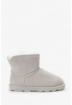 Next Damen SHEARLING FUR - Stiefelette - Grey