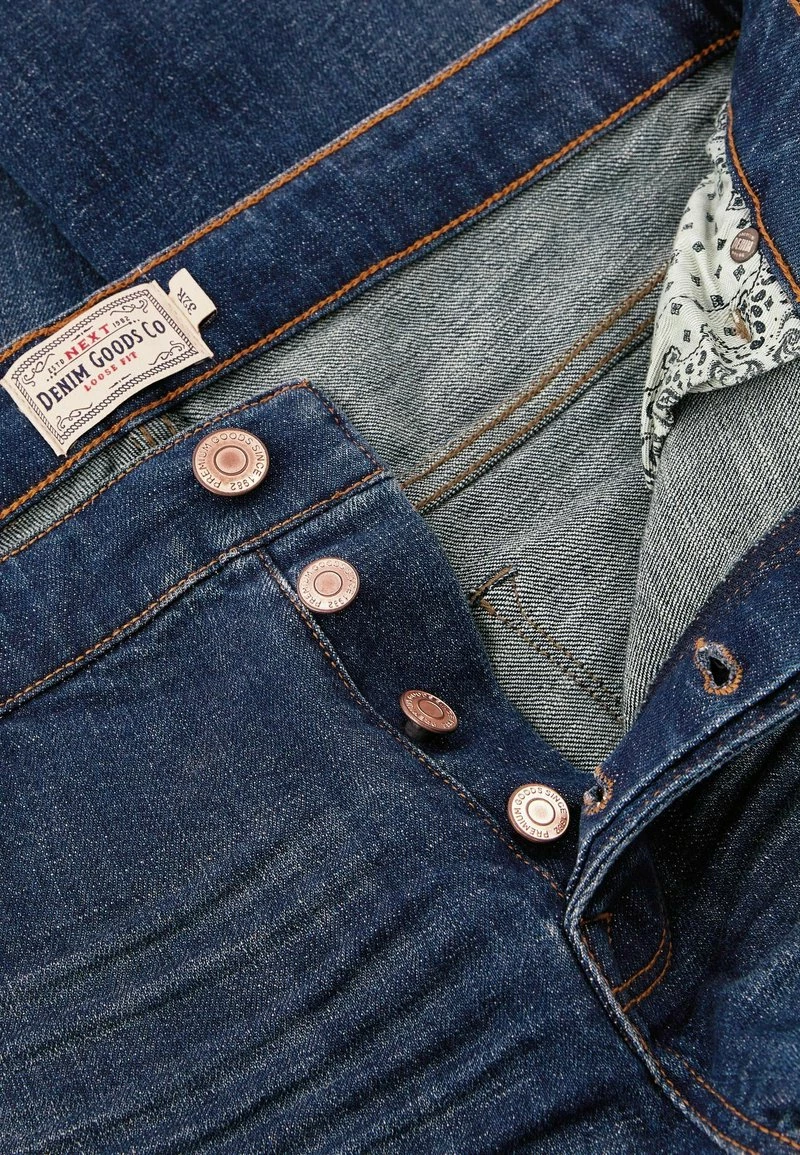 Next BELTED WITH STRETCH - Jeans Straight Leg - Blue | Herren – Bild 2