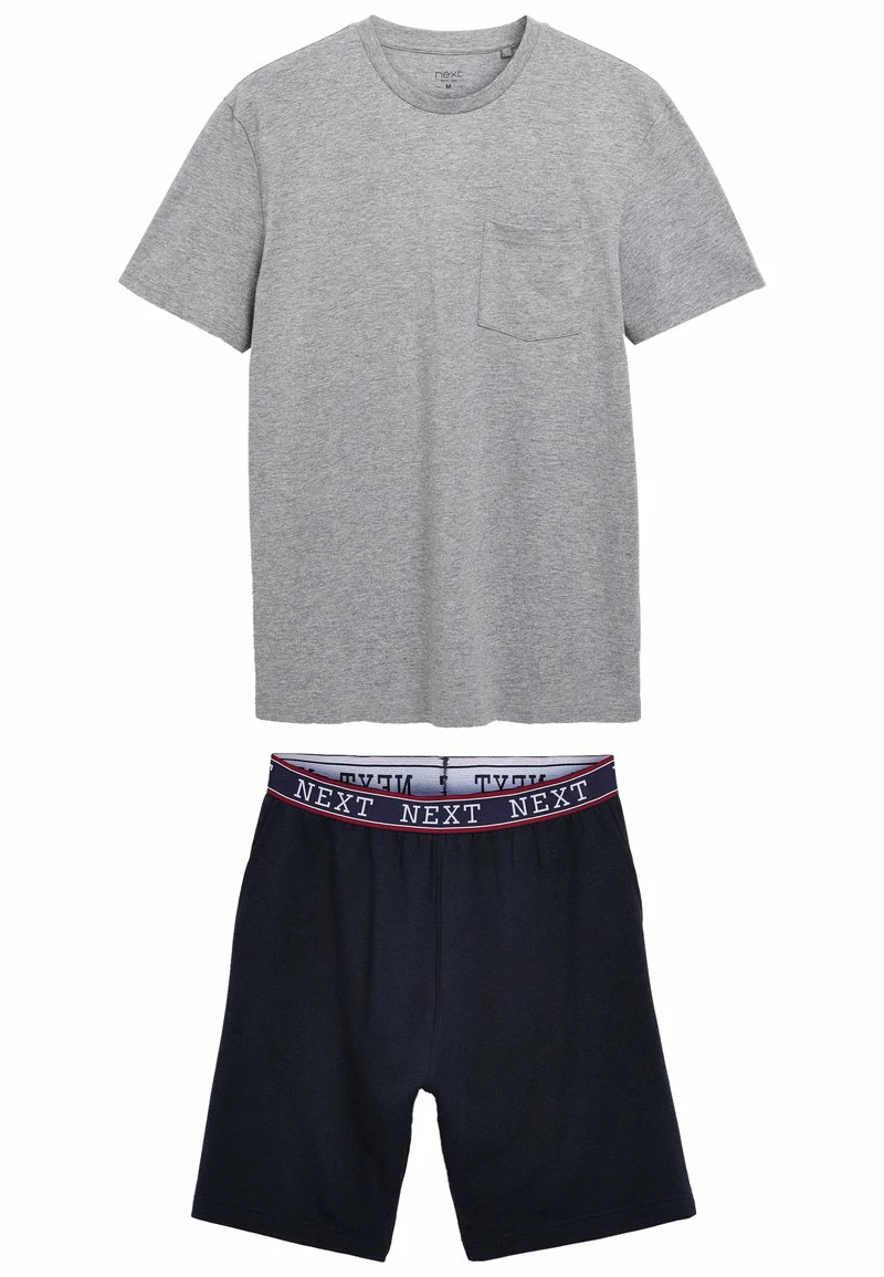 Next Herren SET - Nachtwäsche Set - Navy Blue Grey Supersoft – Bild 3