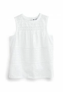 Next Damen SLEEVELESS - Bluse - White