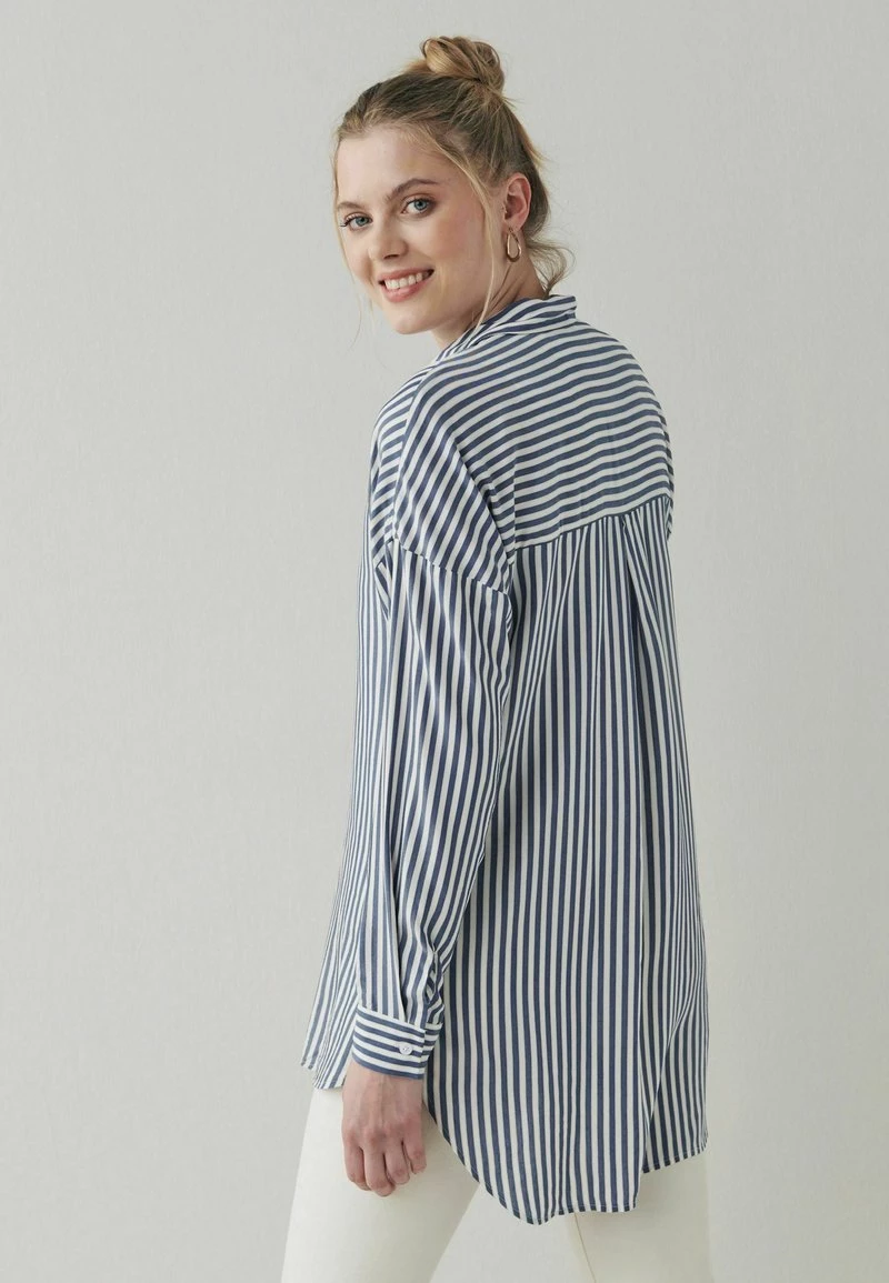 Next Damen LONG SLEEVE - Bluse - Blue White Stripe – Bild 3