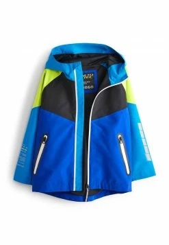 Next Kinder Regenjacke / Wasserabweisende Jacke - Blue Colourblock
