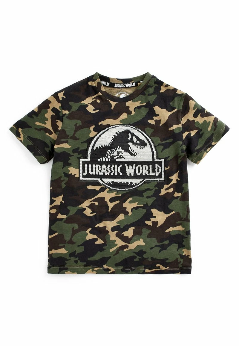 Next Kinder FLIPPY SEQUIN SHORT SLEEVE - T-Shirt Print - Green