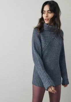 Next ROLL NECK DETAIL - Strickpullover - Blue | Damen