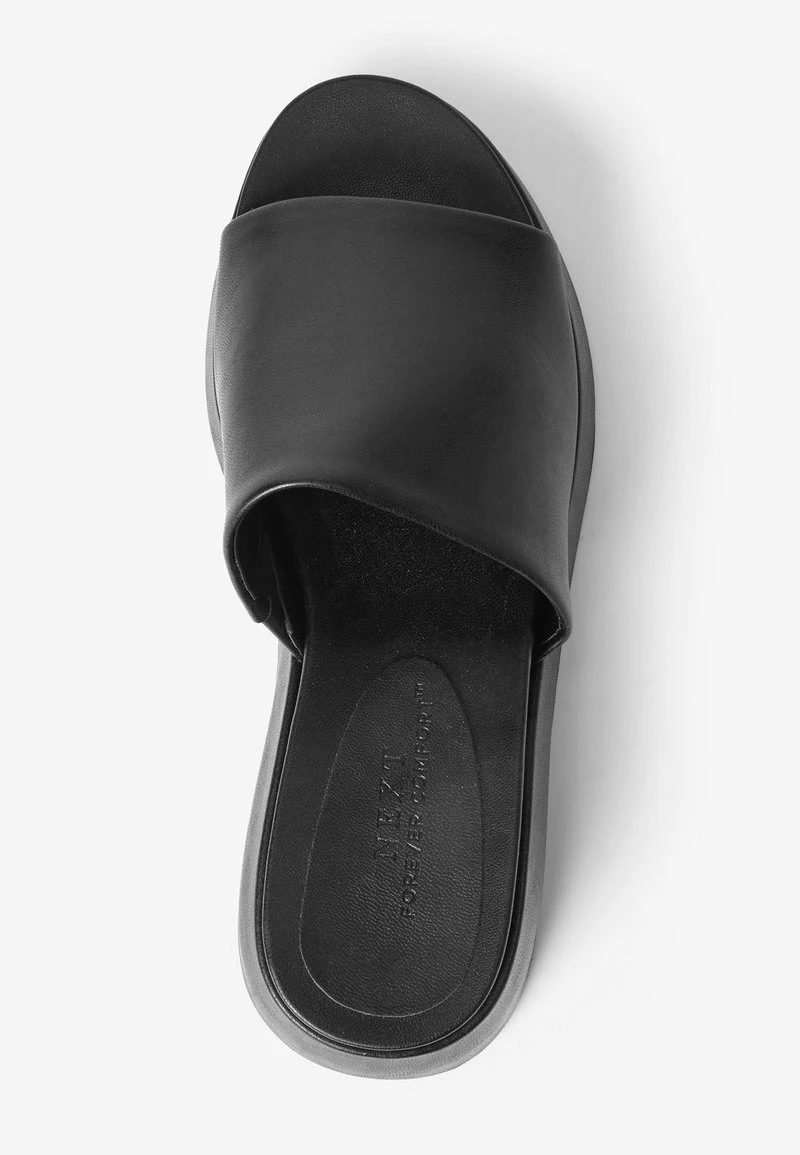 Next Damen Pantolette Flach - Black – Bild 3