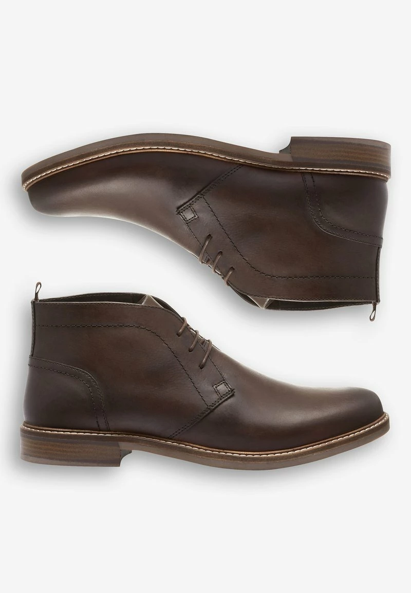 Next WAXY FINISH - Schnürstiefelette - Brown | Herren – Bild 2