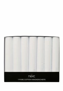 Next Herren HANDKERCHIEFS 7 PACK - Sonstige Accessoires - White