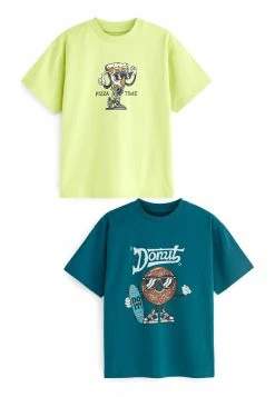 Next Kinder 2 PACK - T-Shirt Print - Retro Pizza And Donut