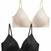 Next Kinder 2 PACK - Push-up BH - Black