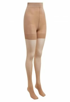 Next Damen TAN BUM/TUM/THIGH GLOSS SHAPING TIGHTS - Strumpfhose - Beige