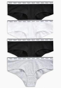 Next Damen 4 PACK - Slip - Black