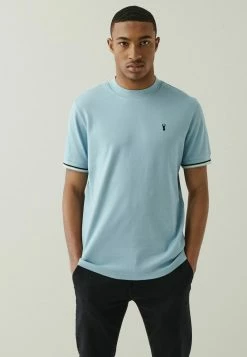Next Herren STAG - T-Shirt Basic - Light Blue Tipped