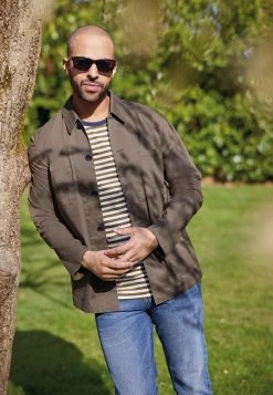 Next Herren WORKER - Leichte Jacke - Khaki