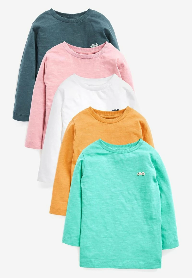 Next Unisex LONG SLEEVE FIVE PACK - Langarmshirt - Blue