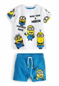 Next Kinder MINIONS SET 2 In 1 - Shorts - White Blue
