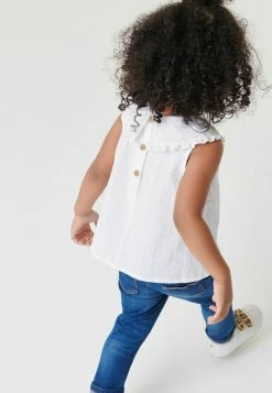 Next Kinder COLLAR - Bluse - White Stripe