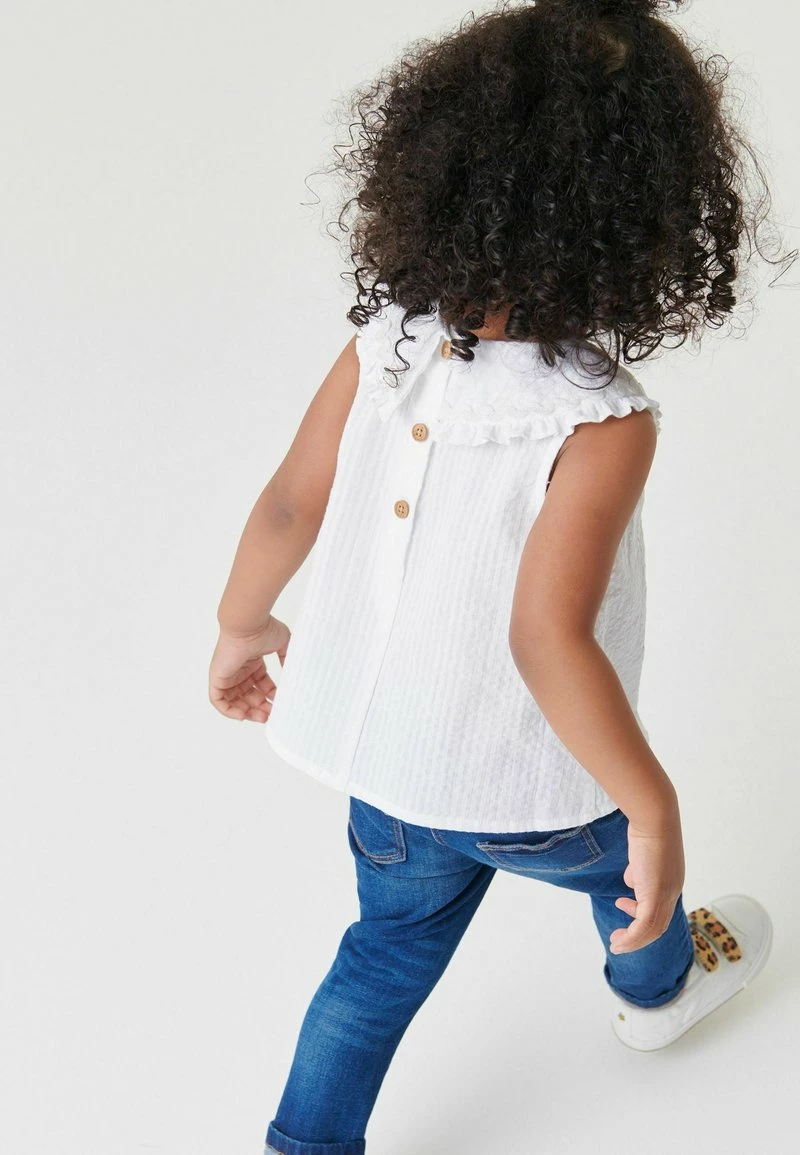 Next Kinder COLLAR - Bluse - White Stripe