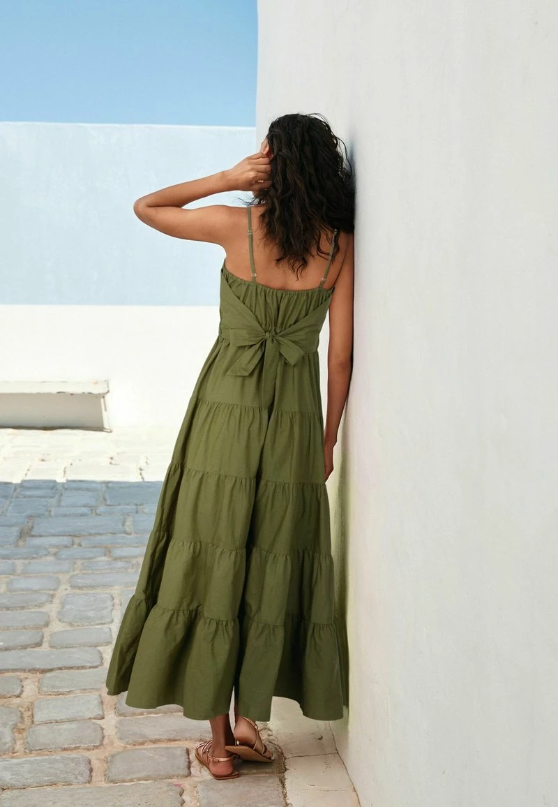 Next Maxikleid - Khaki Green | Damen – Bild 2