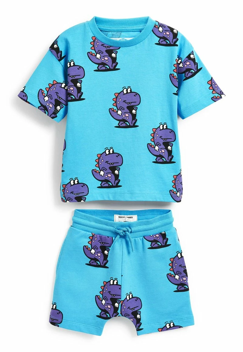 Next Kinder ALL OVER PRINTED SET - Shorts - Turquoise Blue – Bild 2