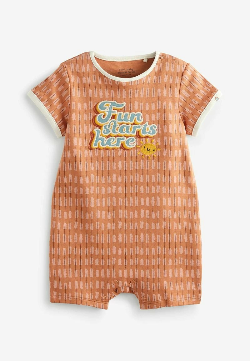 Next 3 PACK - Jumpsuit - Rust Brown Retro Baby | Kinder – Bild 3