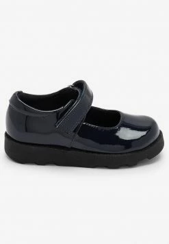 Next Kinder PATENT MARY JANE - Lauflernschuh - Dark Blue