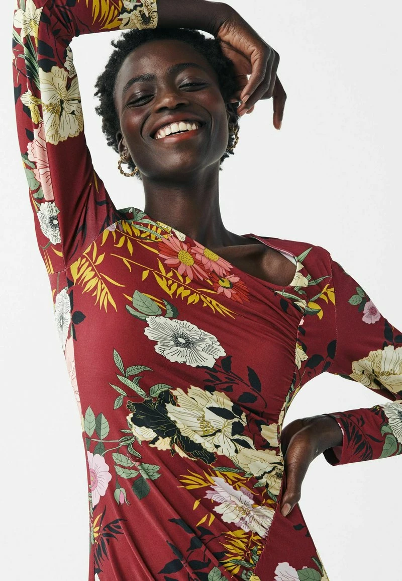 Next GATHERED LONG SLEEVE - Freizeitkleid - Red | Damen – Bild 4