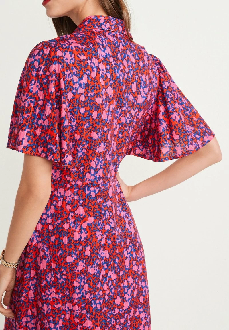 Next Damen Maxikleid - Pink Animal Print – Bild 3