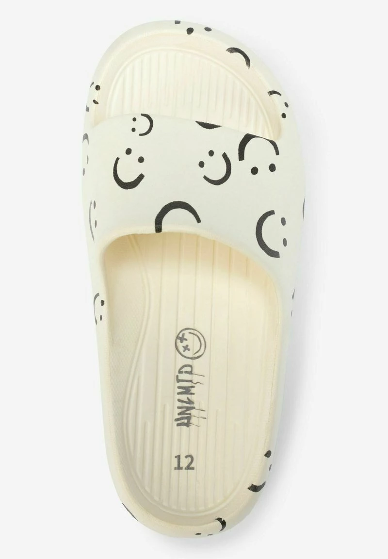 Next Kinder Badesandale - Ecru White Black Smile – Bild 3