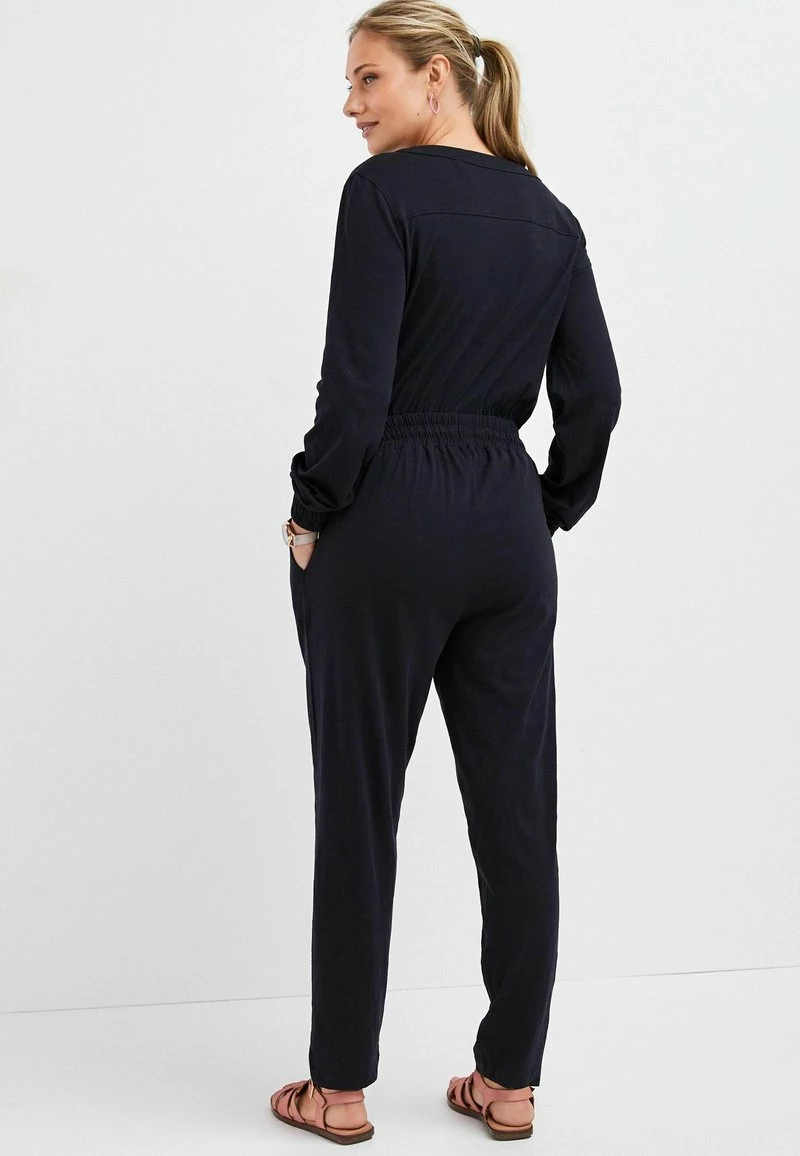 Next Damen MATERNITY/NURSING ELASTICATED WAIST - Jumpsuit - Navy Blue – Bild 2