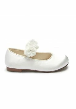Next Klassischer Ballerina - White Satin | Kinder
