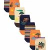 Next Kinder 7 PACK RICH TRAINER - Socken - Orange Safari Animals