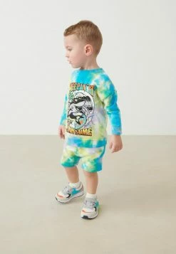 Kinder Next Tie Dye Character Jersey (3mths-7yrs) - Jogginghose - Purple Teal Yellow