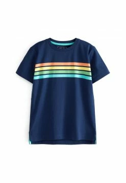 Next Kinder RAINBOW CHEST - T-Shirt Print - Navy Blue