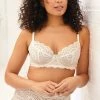 Next Damen BRODERIE LONGLINE - Balconette BH - Cream