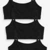 Next Kinder 3 PACK STRAPPY (OLDER) - Top - Black