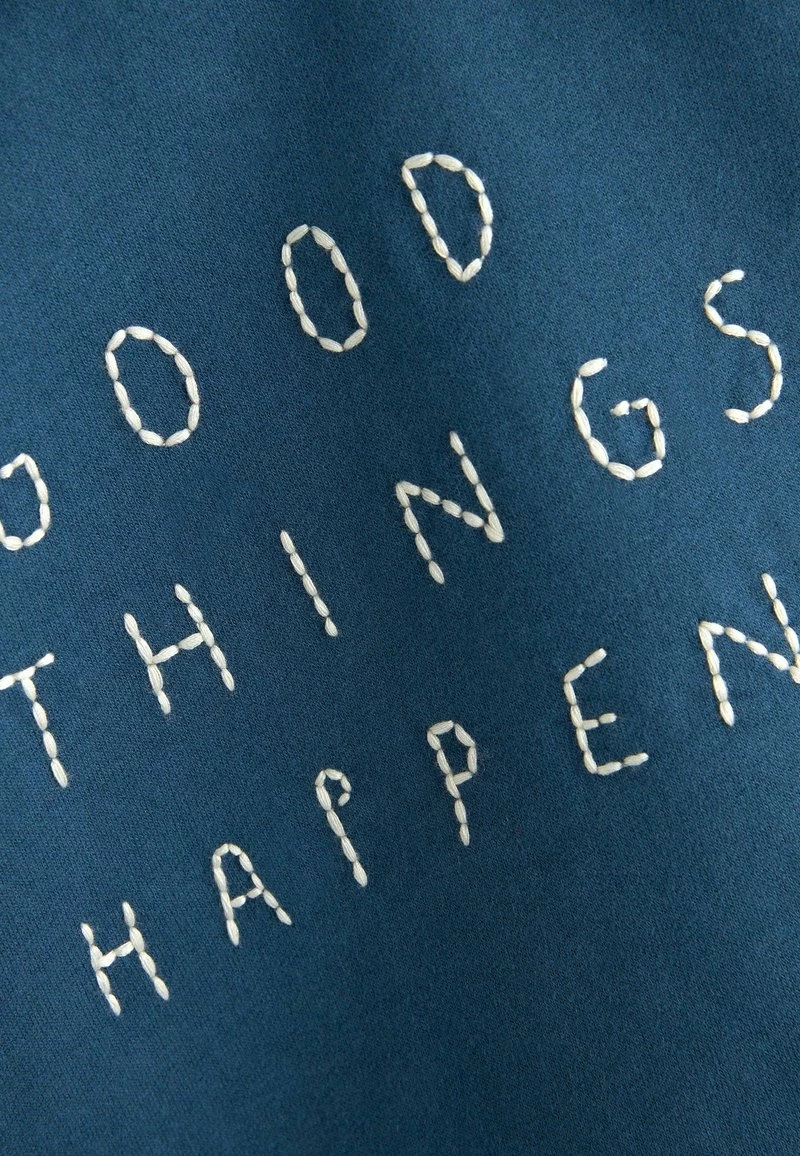 Next Kinder SLOGAN JERSEY - Sweatjacke - Navy Blue – Bild 6