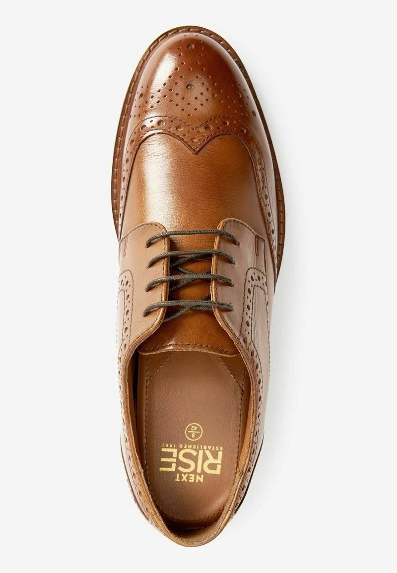 Next Herren RISE BROGUE - Business-Schnürer - Tan – Bild 3