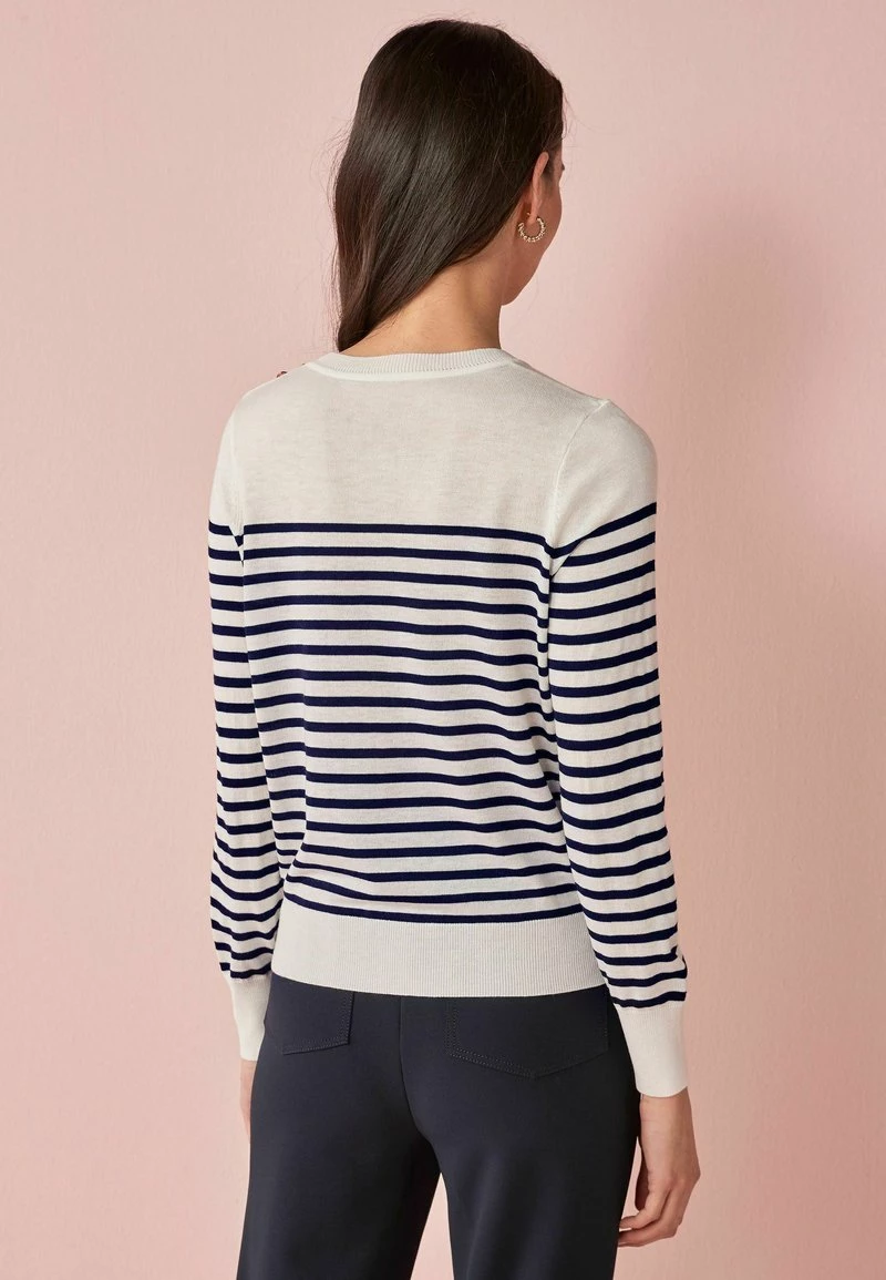 Next Damen BUTTON DETAIL LIGHTWEIGHT - Strickpullover - Light Blue – Bild 2