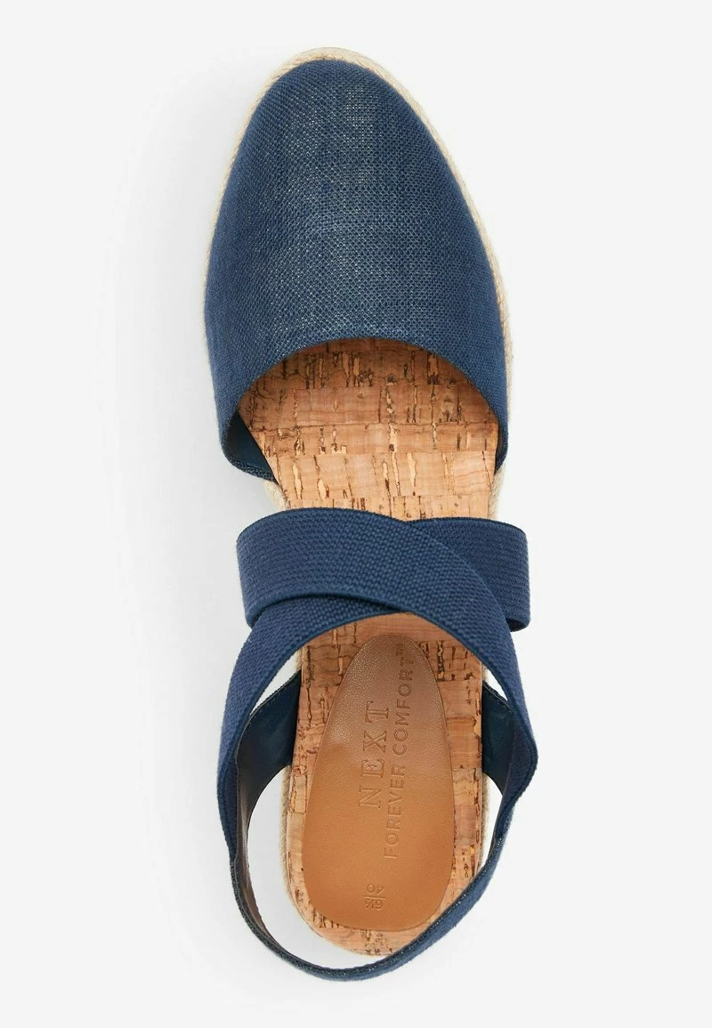 Next Damen FOREVER COMFORT ELASTIC CROSS OVER - Espadrille - Navy Blue – Bild 3
