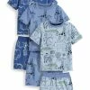 Next Kinder 3 PACK - Nachtwäsche Set - Blue Animals