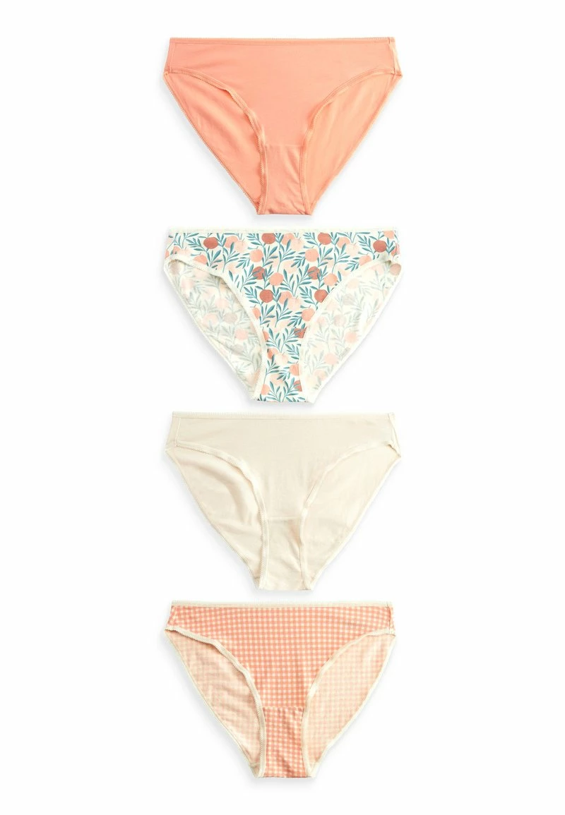 Next Damen KNICKERS 4 PACK - Slip - Check/peach/white