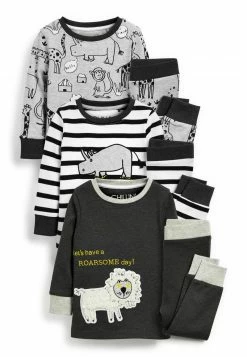 Next Kinder 3 PACK - Nachtwäsche Set - Black