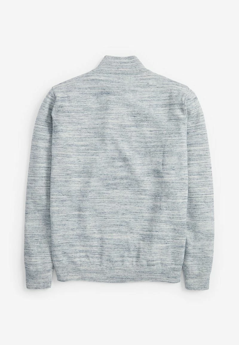 Next Herren MARL ZIP NECK - Strickpullover - White – Bild 2