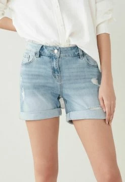 Next Damen Jeans Shorts - Blue