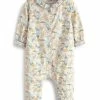 Next Kinder WOVEN COLLARED BABY - Strampler - Blue Elephant Print