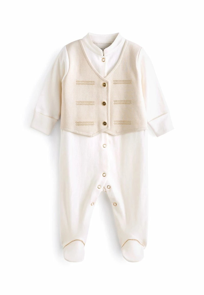 Next Kinder Strampler - White Waistcoat